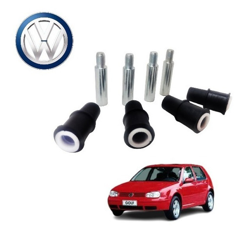 Imagem 8 de 10 de Par De Kit Pino Guia Bucha Pinça Freio Vw Golf Audi Audi A3