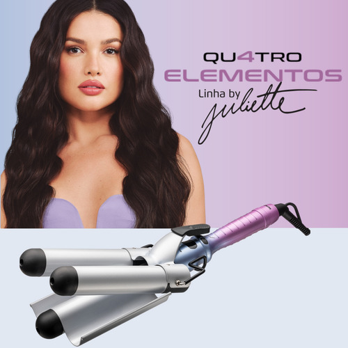Modelador Cachos Sereia Triondas Juliette Mondial Mct-ju-03