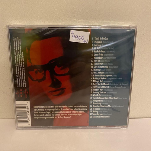 Buddy Holly Hits As They Happened Cd Nuevo Eu Musicovinyl