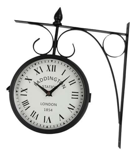 Reloj De Pared De Doble Cara, Reloj Decorativo De , Reloj