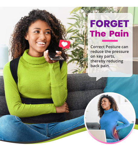 Soporte Lumbar Corrector De Postura Para Espalda Para Mujere