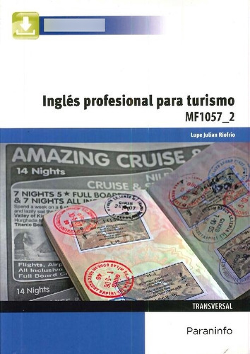 Libro Inglés Profesional Para Turismo De Lupe Julian Riofrio