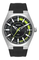 Comprar Relógio Masculino Prata Orient Silicone Com Data Original+nf