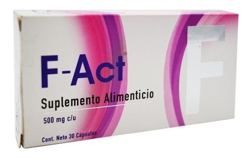 F Act 500 Mg Ideal Para Control De Peso