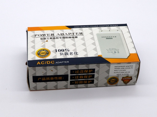 Fuente De Poder Eliminador Universal Contra Agua 12v 2a