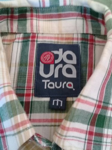 Camisa Para Hombre - Taura - Talle M A Cuadros.