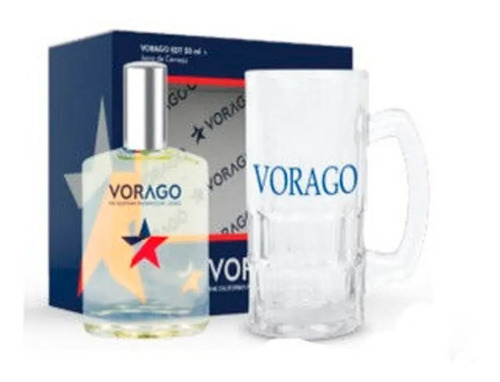 Perfume Vorago 50ml Para Hombre Clásico + Jarra 250ml Febo