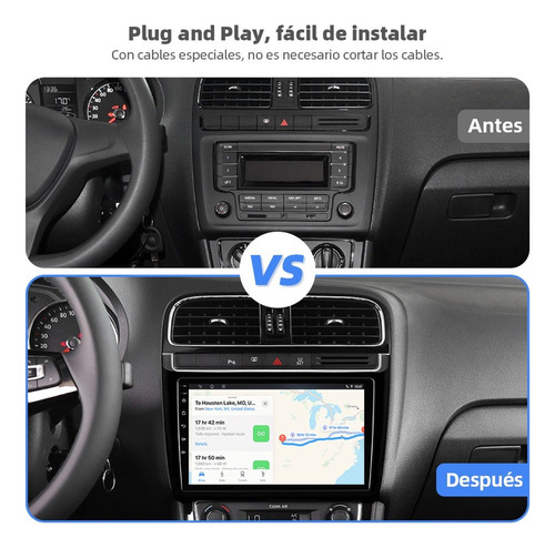 Estéreo 4+64g 4k For Vw Volkswagen Polo 2010-2020 Wifi6 Gps
