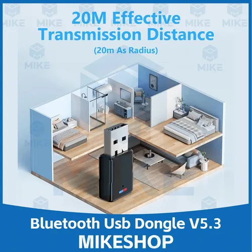 Transmisor Bluetooth 5.3 Para Nintendo Switch Ps5 / 4 / Mike