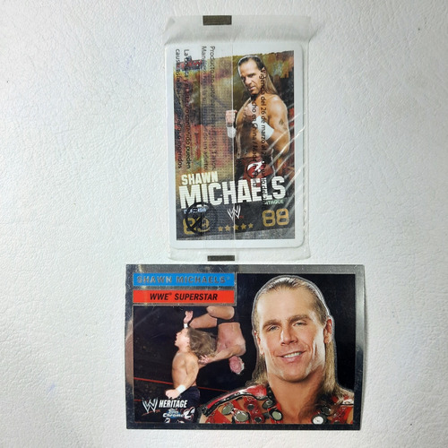 Tarjetas Wwe Shawn Michaels Topps Y Sabritas (2 Cards)