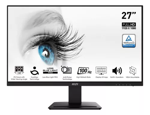 Monitor Msi Pro Mp273a Full Hd 27 Pulgadas Ips