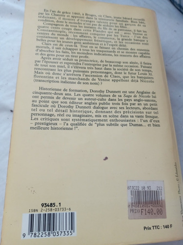 Le Marchand De Brugues , Dunennet, El Comerciante De Brujas
