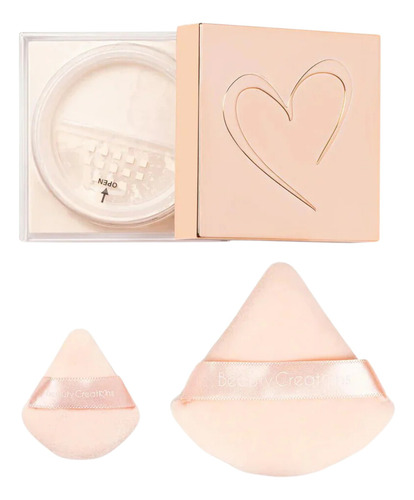 Set Polvo Traslucido + Borla Bye Filter Beauty Creations