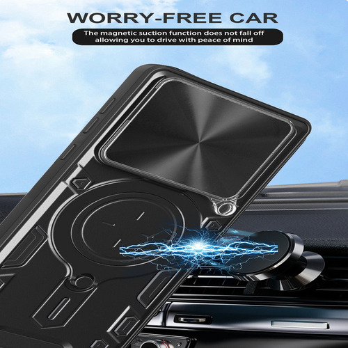 Pm Funda Con Soporte Magnético Para Xiaomi 14t Pro 5g