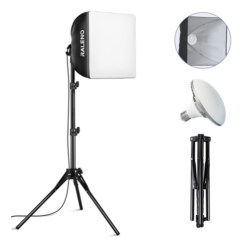 Raleno Kit De Iluminacin Softbox, Equipo De Estudio De Fotog