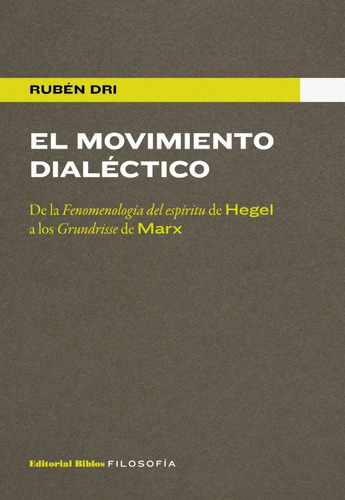 El Movimiento Dialéctico. Rubén Dri