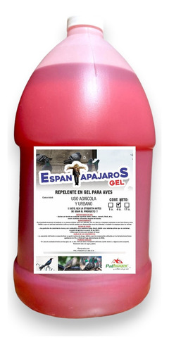 Repelente Para Aves Palomas En Gel Espantapajaros 1 Galon