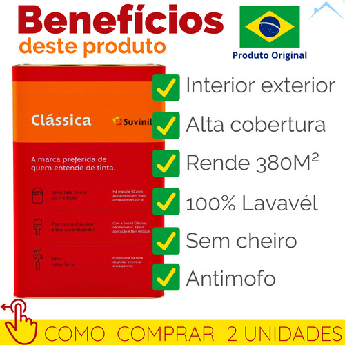 Tinta Parede Tons Intenso Do Azul Suvinil Classica +16 L