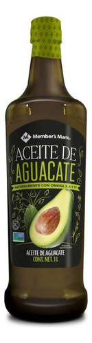 Aceite De Aguacate Vegano Orgánico Member's Mark 1 L