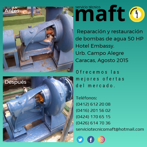Imagen 6 de 10 de Reparación Instalación Mantenimiento De Bombas De Agua