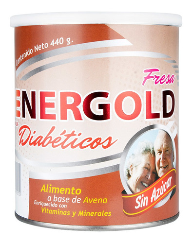 Energold Diabeticos Fresa Tarro X 4 - Unidad a $178