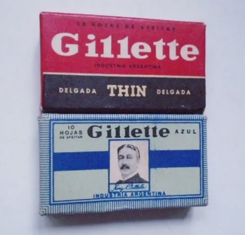 Qb Antiguas Hojas De Afeitar Gillette - Lote 2 Cajitas 