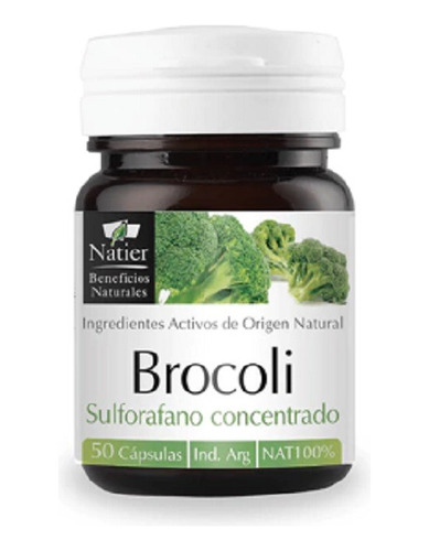 Brocoli X50 Caps Natier Origen Natural Antiinflamatorio