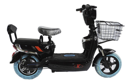 Imagen 4 de 10 de Moto Eléctrica Scooter 350w 48v 12ah Rosada