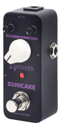 Pedal Sonicake Octaver Octaver, color negro
