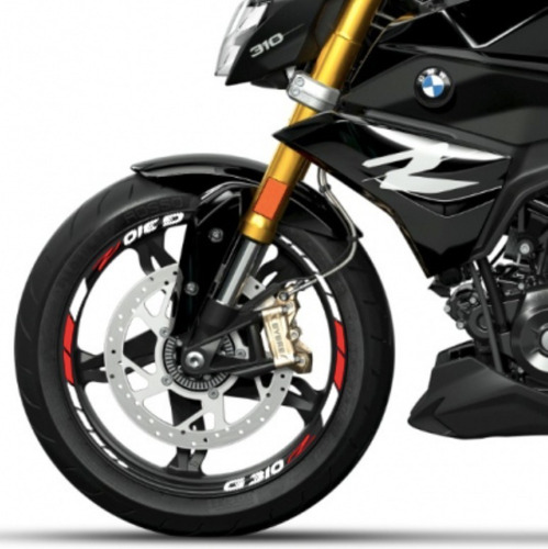 Stickers Cintas Reflejantes Para Rin De Moto Bmw G310r Vinil