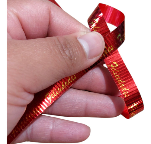 200 Mts Rulin Curlin Curly Decoración Manualidad Felicid