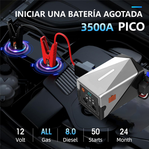 Arrancador de batería de auto Dili con compresor de aire 150psi