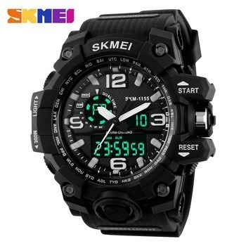 Relógio Original Skmei 1155 Preto Black Esportivo Masculino