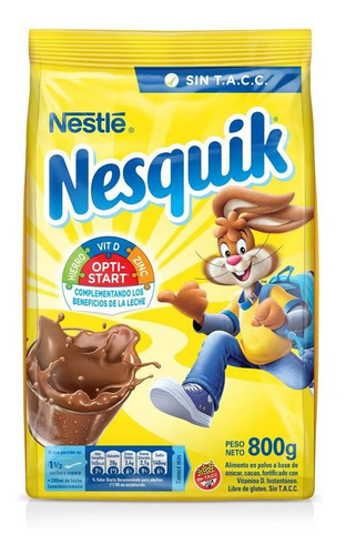Nesquik Cacao En Polvo Bebida Chocolate Leche Chocolatada
