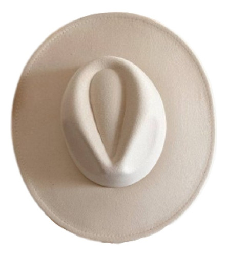 Sombrero Fieltro De Paño Mujer Hombre Ala Ancha Tendencia