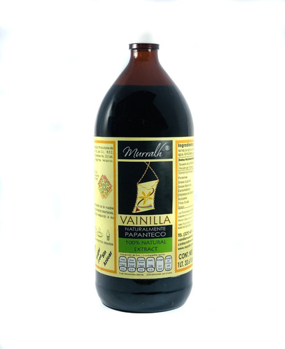 Imagen 4 de 4 de Extracto De Vainilla De Papantla 100% Natural 1 Litro