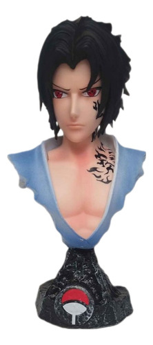 Sasuke Uchiha Naruto Shippuden Anime Busto Figura Coleccion 