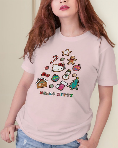 Playera Unisex Hello Kitty Christmas Tree