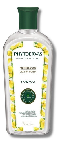  Shampoo Antiresiduos Limpeza Capilar Profunda Phytoervas