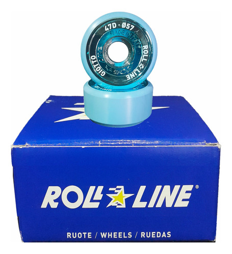 2 Ruedas Roll Line Giotto 49d 53d Patin Artistico Nuevas