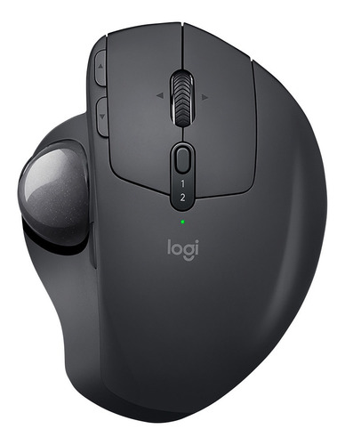 Mouse Mx Ergo Trackball Inalámbrico Windows/mac Logitech Color Negro