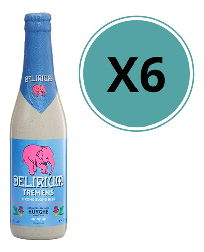 Cerveza Delirium Tremens X6 - mL a $221