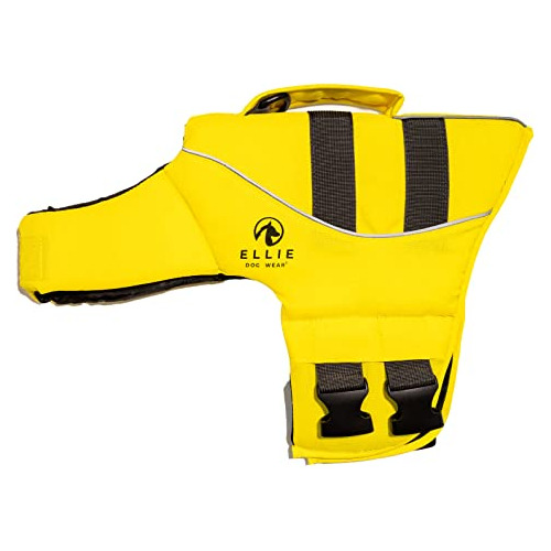 Chaleco Salvavidas Amarillo Para Perros - Talla Xxs A Xl ? T