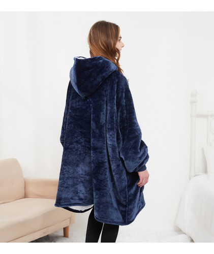 Pijama Polar Mujer Camisa De Dormir Felpa Manta Con Usb