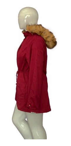 Imagem 6 de 10 de Jaqueta Feminina Parka Sobretudo Plus Size Capuz Pelinho
