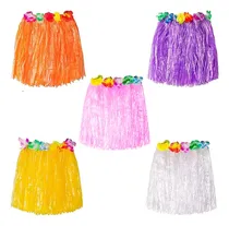 Comprar Falda Hawaiana Flores Colores Fiesta Disfraz Niña Hula Luau