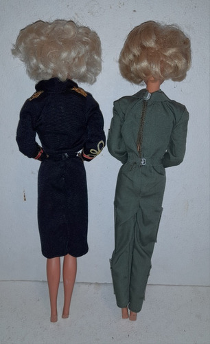 Barbie Army Y Barbie Air Force Lote De 2 Muñecas Mattel (Usado)