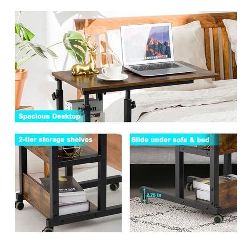Mesa Lateral En Forma De Hadulcet C Ajustable, Mesa C De Con