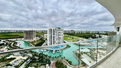 Penthouse Amueblado En Venta En Residencial Aria Cancún