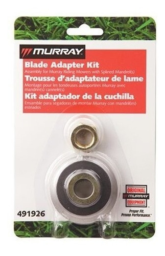 Kit Adaptador Cuchilla De Murray Cortacesped Splined Jacksha